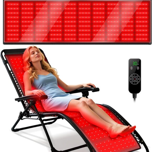 Red Light Therapy Mat with Lounge Chair - Picture 2 of 8